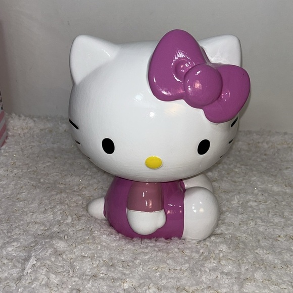 Sanrio Hello Kitty Ceramic Coin Bank Kidcore Retro Y2K 90’s Seated - Picture 10 of 13